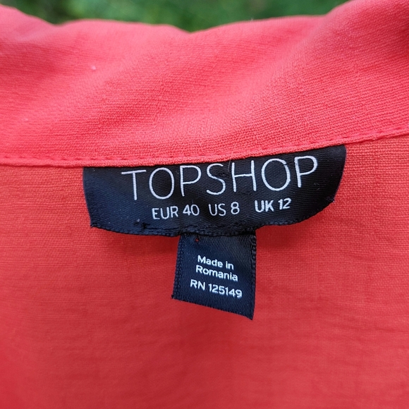 Orange Blouse by Topshop - Picture 3 of 5
